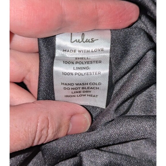 Lulus Pants M Women's Black White Floral Woven Wide Leg Lined Ankle Length Chic - Picture 8 of 9